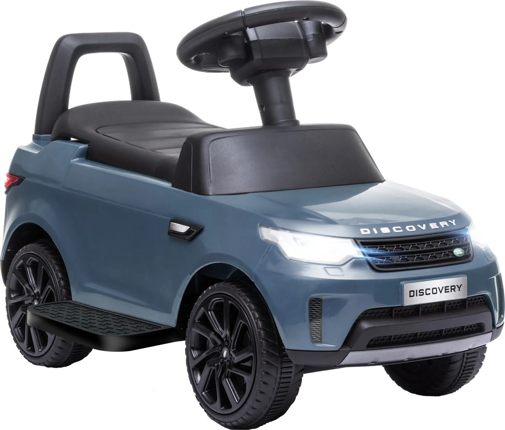 AIYAPLAY Elektryczny samochód dla dzieci 6V, Land Rover, tryb jazdy/pchania, reflektory, muzyka, Błękitny