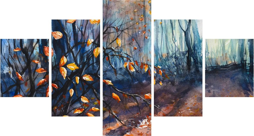 Obraz - Promienie jesiennego słońca (125x70 cm)