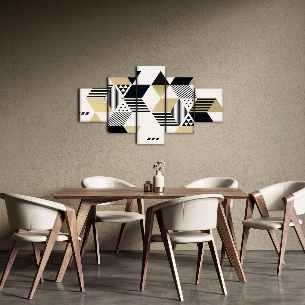 Obraz - Kształty geometryczne N⁰1 (125x70 cm)