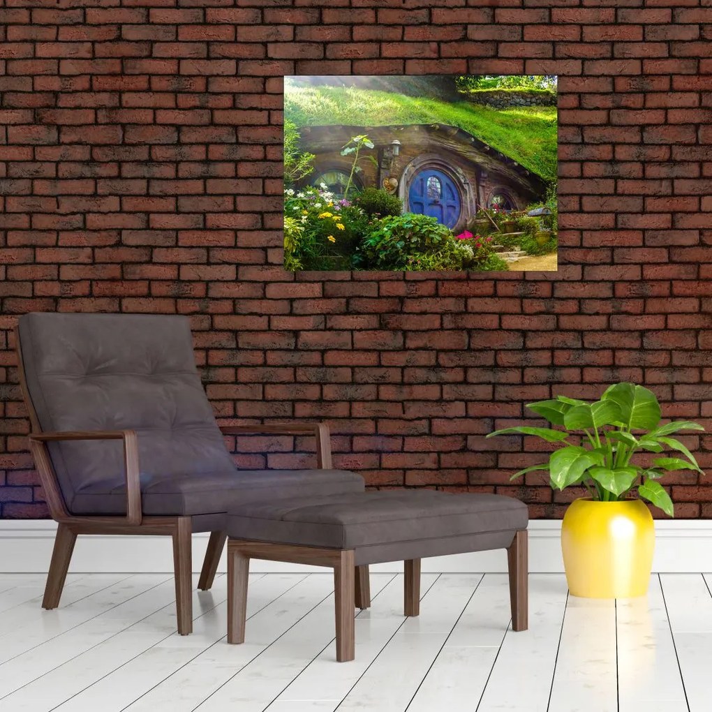 Obraz na szkle - Hobbit (70x50 cm)