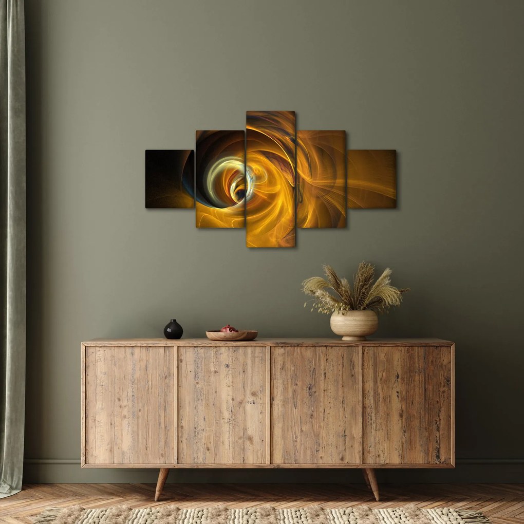 Obraz - Abstrakcja w ruchu (125x70 cm)