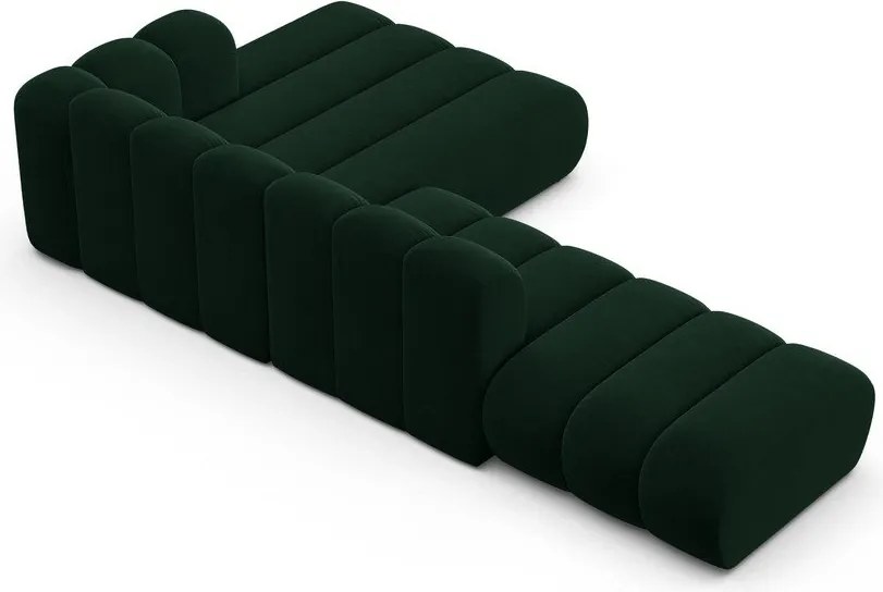 Ciemnozielony narożnik (prawostronny) Lupine – Micadoni Home