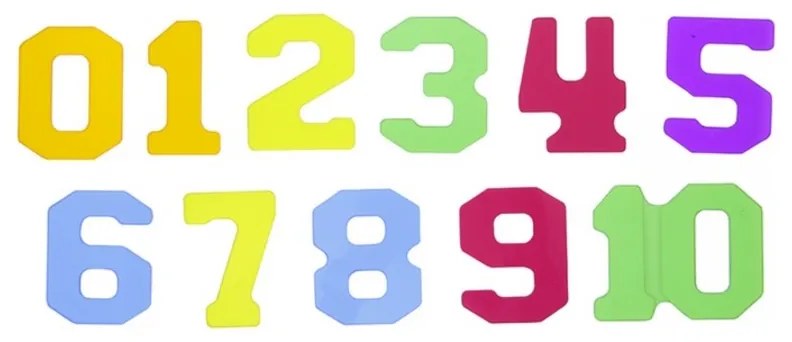 Masterkidz przezroczyste cyfry i litery 38 szt. montessori