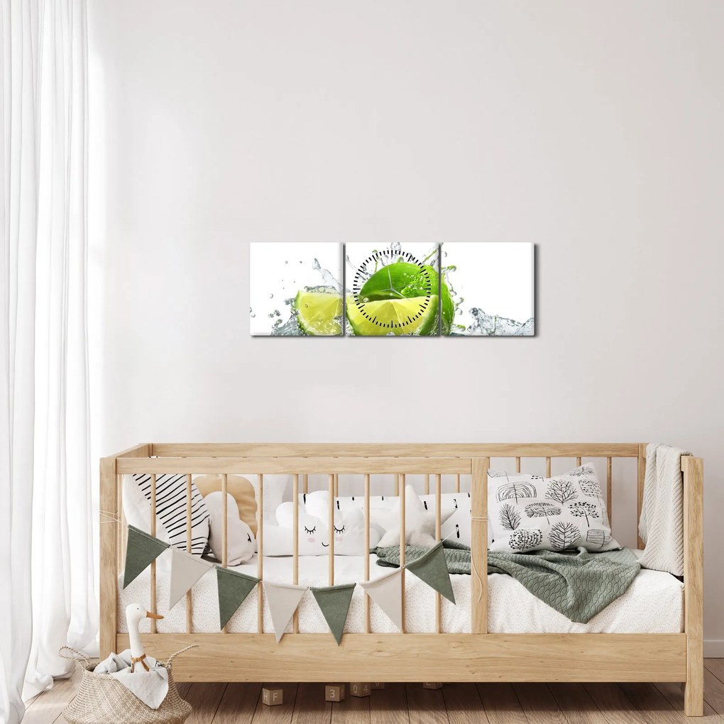 Obraz - Limes (z zegarem) (90x30 cm)