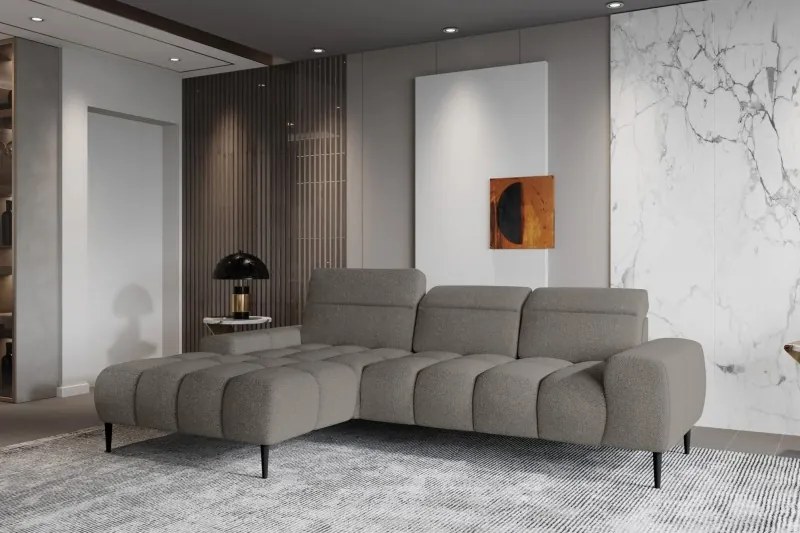 Narożnik GIANO S układ L z elektryczną regulacją siedziska WERSAL