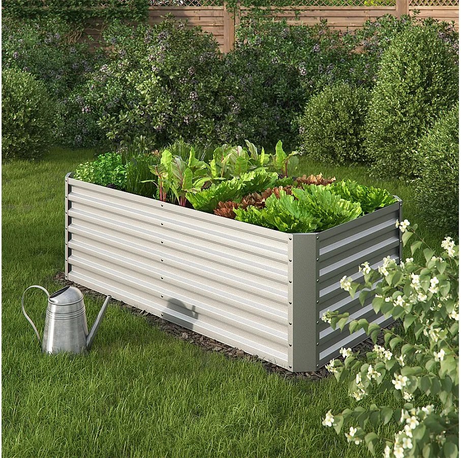 Grządka srebrny 180x60x90