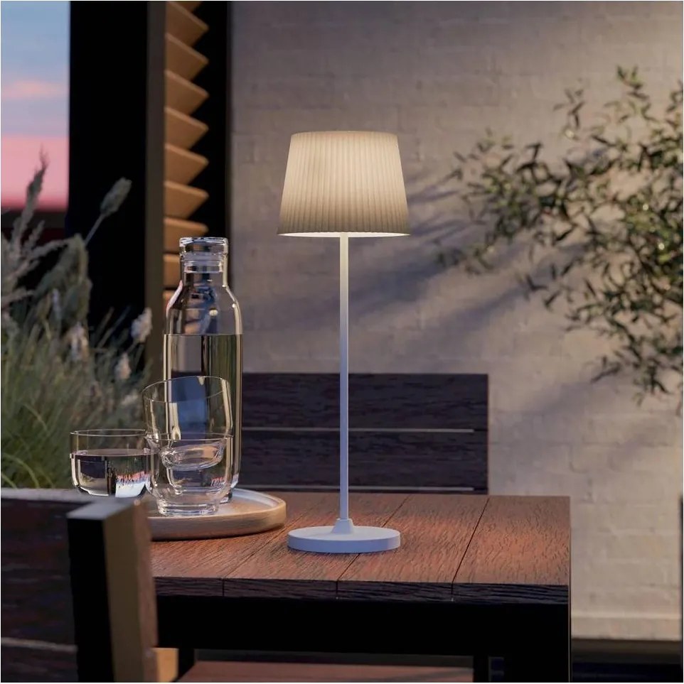 Eglo 75933 - LED ściemnialna, ładowalna lampka biurkowa LEONERO LED/3,8W/5V 2000 mAh biała/zielona