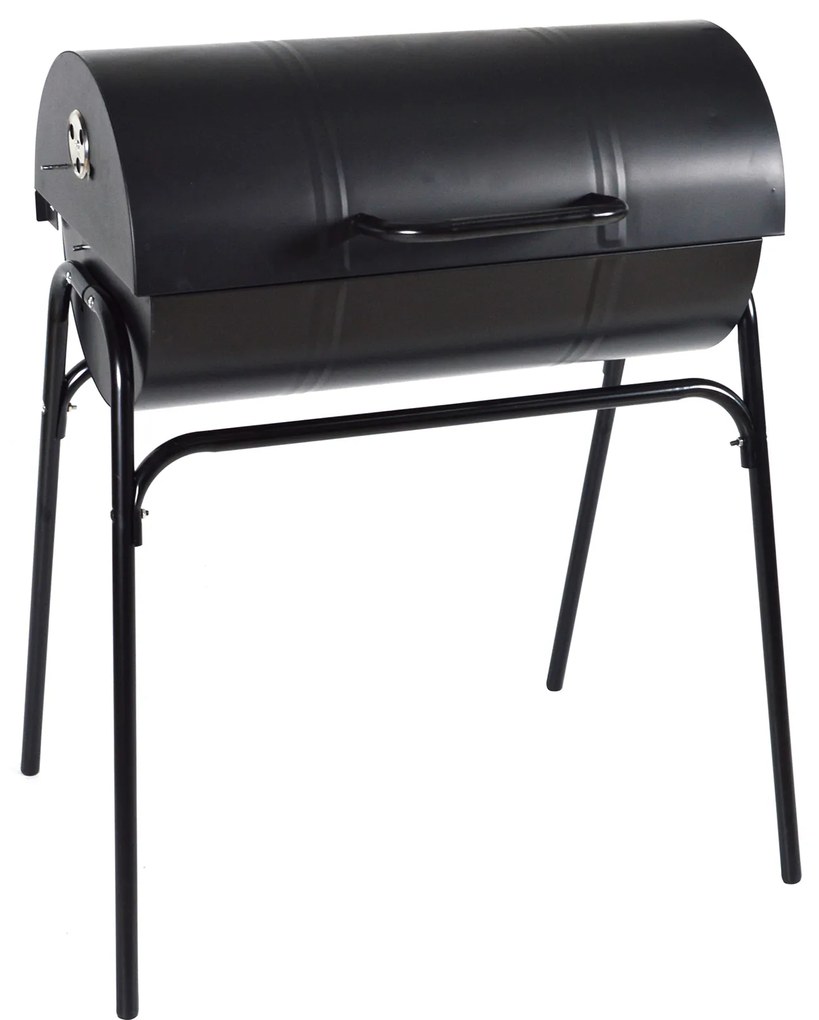 Grill węglowy lokomotywa czarny PATIO