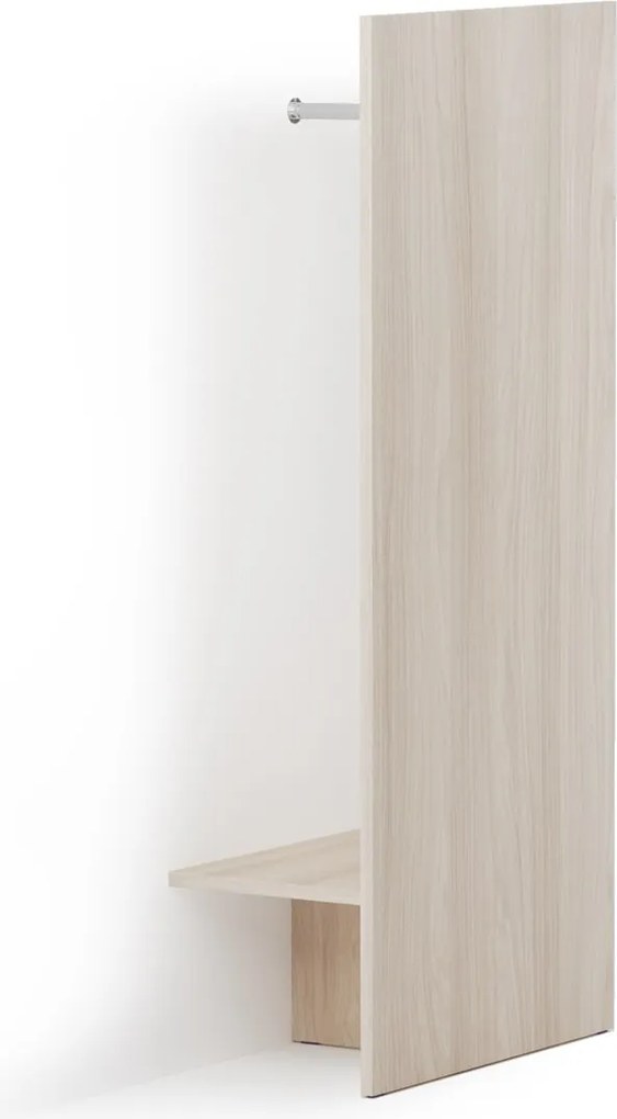 Ekran szatniowy BLOCK, 800 x 440 x 1854 mm, dąb naturalny