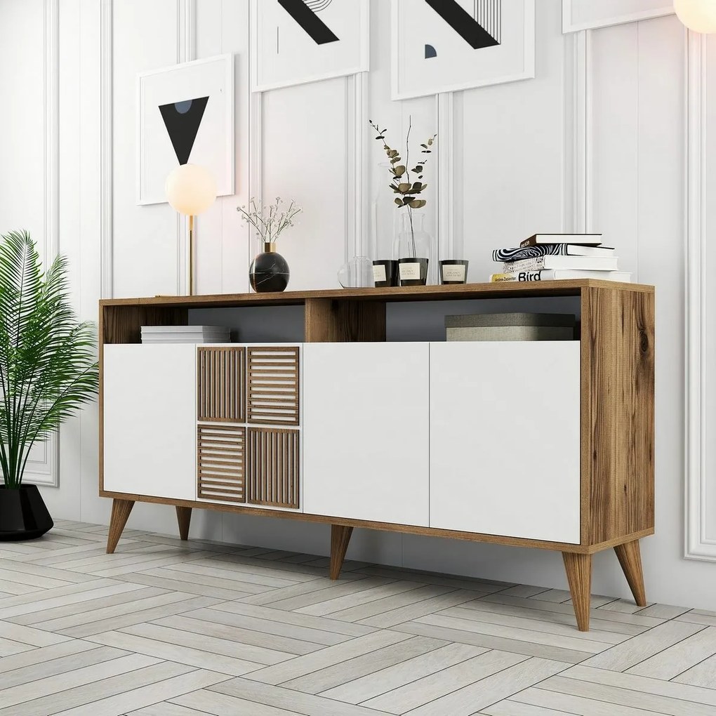 Szafka Milan Walnut and White