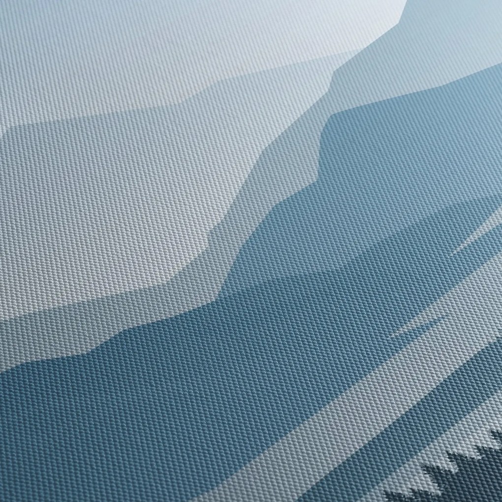 Obraz - Góry oczami grafika (70x50 cm)