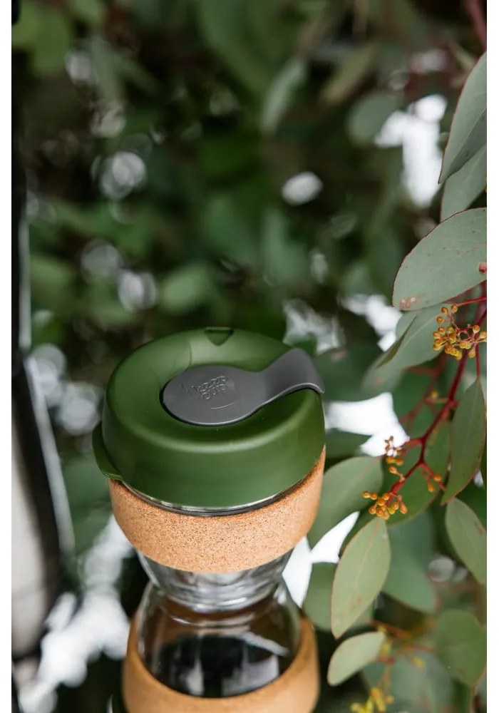 Zielony kubek podróżny 454 ml Brew Cork Pine L – KeepCup