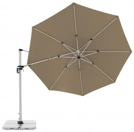 ACTIVE 370 cm - wahadłowy parasol ogrodowy z drążkiem bocznym : Substancja Desen - 846