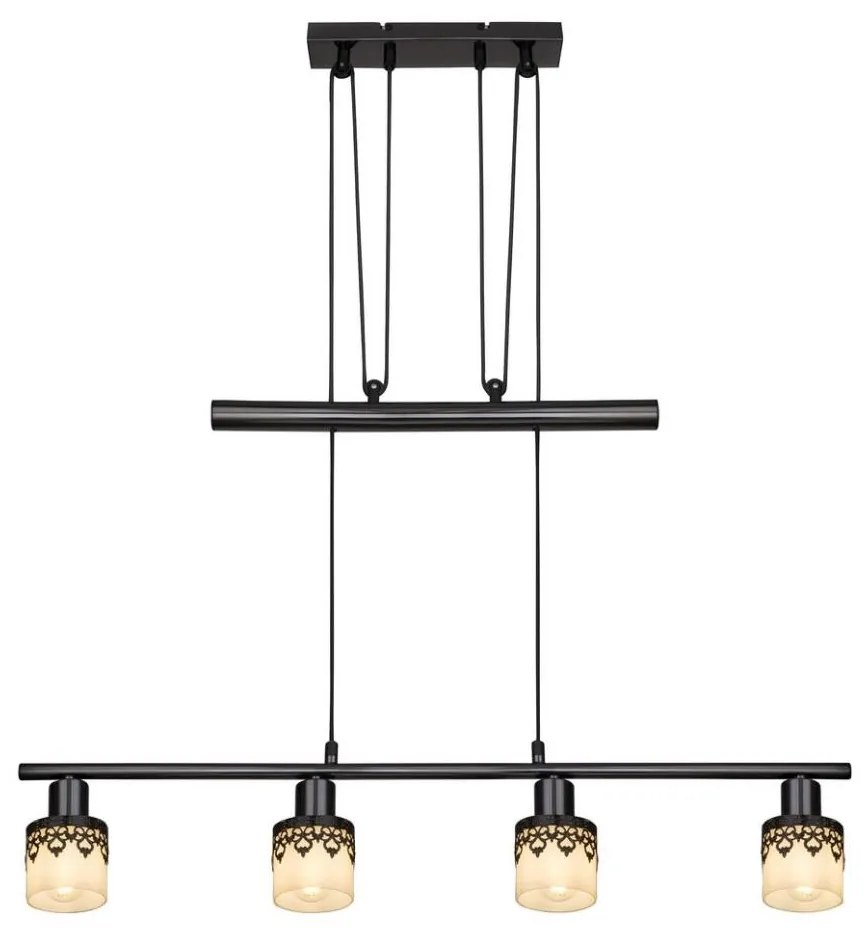 Rabalux 5345 - Żyrandol na lince LACEY 4xE14/40W/230V