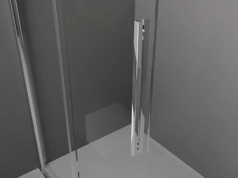 Mexen Velar L ścianka prysznicowa rozsuwana Walk-in 100 x 200 cm, transparent 8 mm, chrom - 871-100-003-03-01
