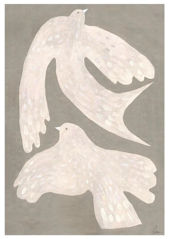 Plakat 30x40 cm Two Birds – The Poster Club