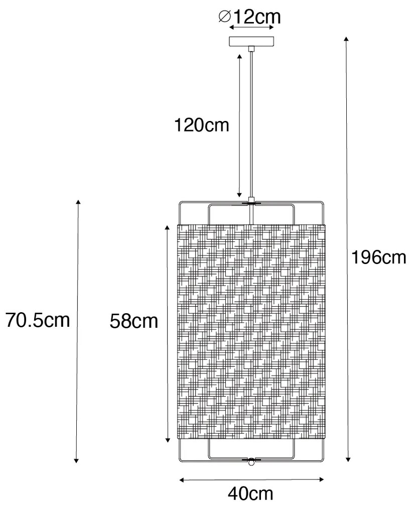 Designerska lampa wisząca beżowa - RichDesignerski Oswietlenie wewnetrzne