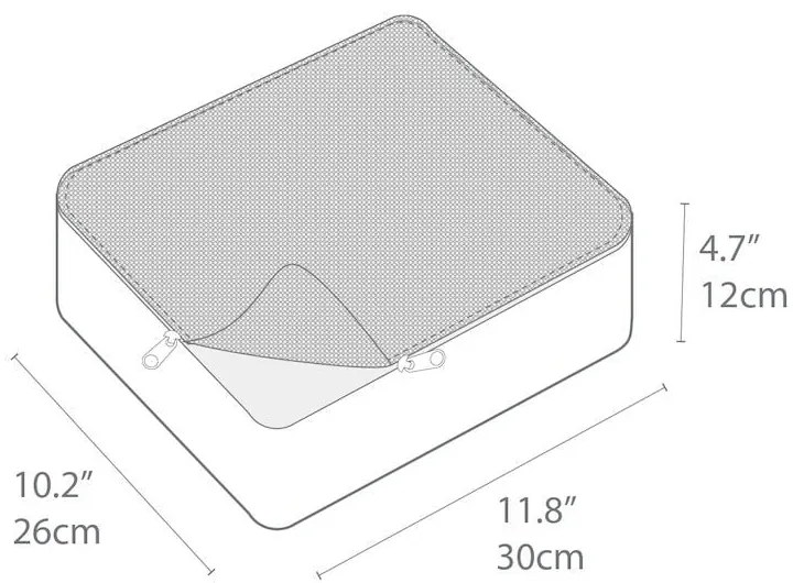 Tekstylny organizer podróżny – Bigso Box of Sweden