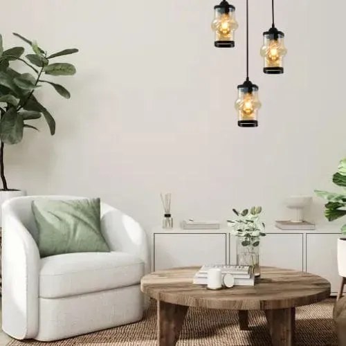 Nieregularna lampa wisząca w stylu glamour - M034 - Antlia