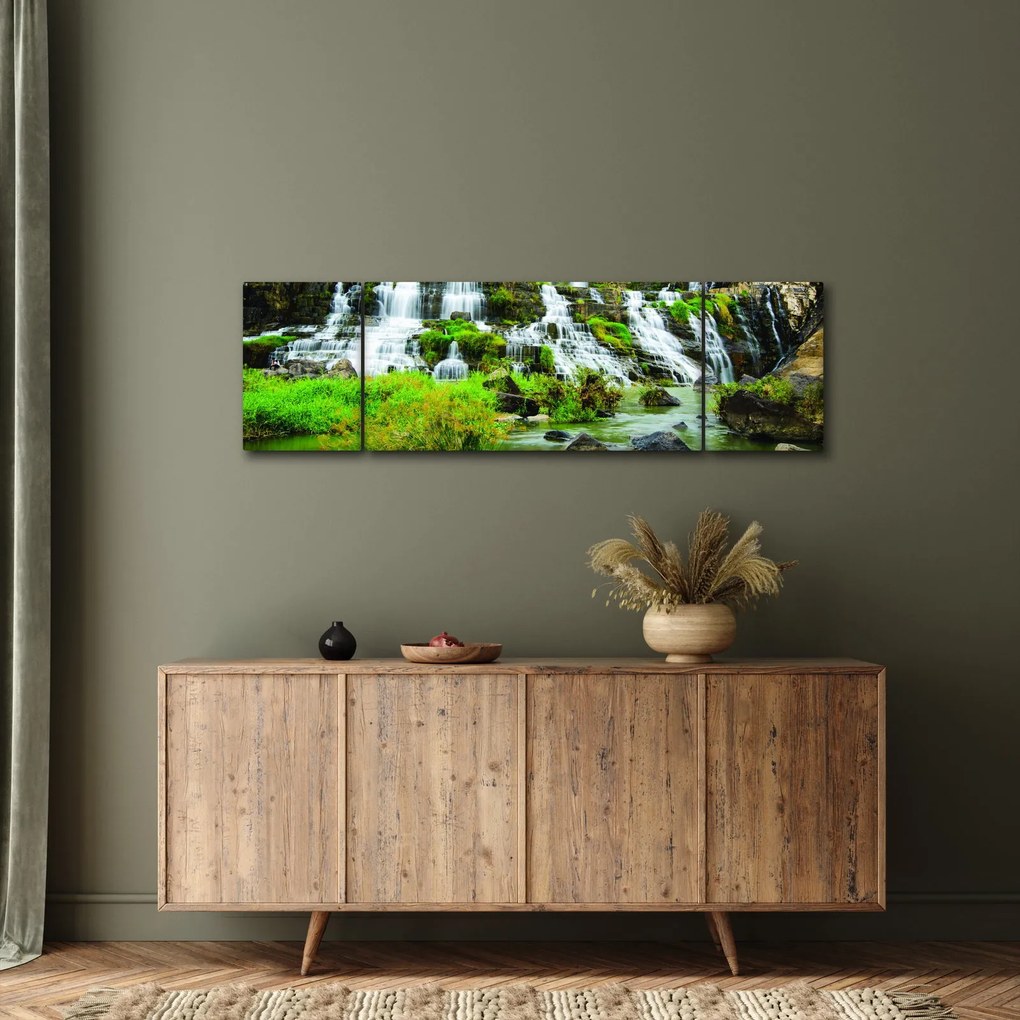 Obraz - wodospady (170x50 cm)