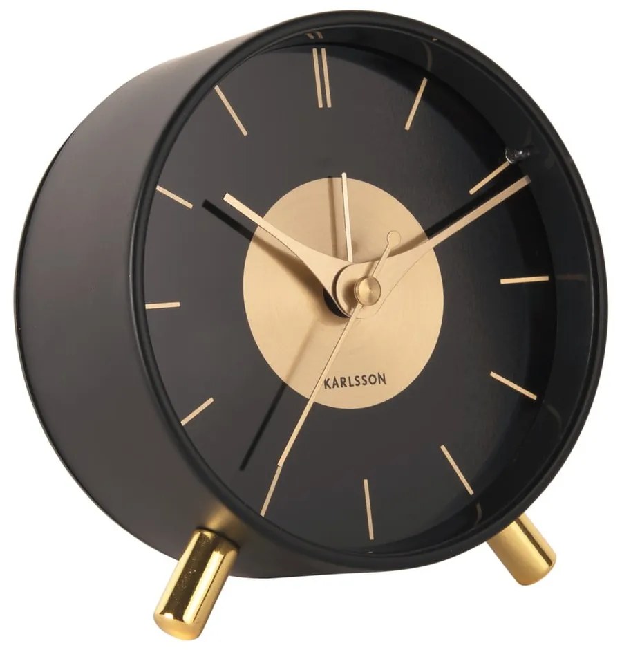Budzik ø 11 cm Gold Disc – Karlsson