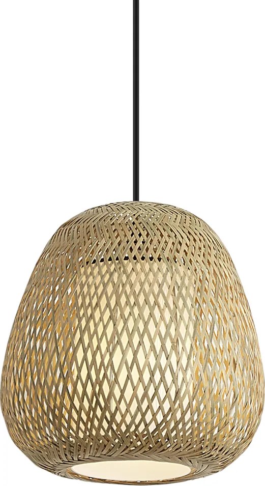 Lampa wisząca Japandi Bamboo 30 cm IP44 - Moana