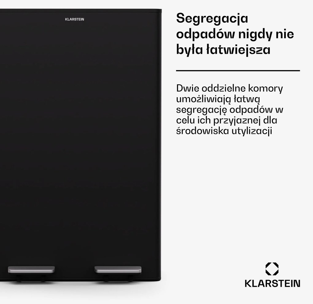 Klarstein EcoVista kosz na odpady z pojemnikiem na odpady bio 60 l