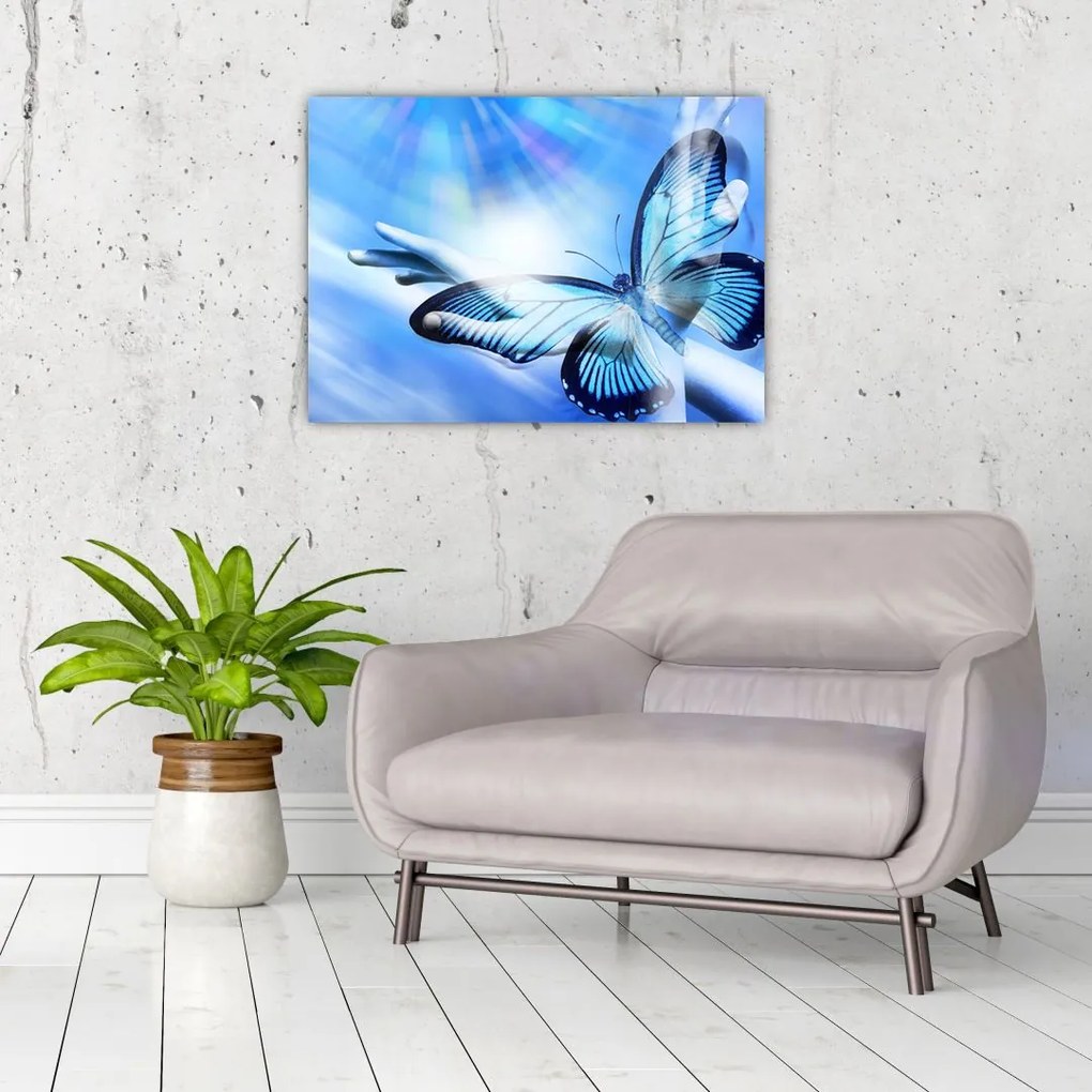 Obraz - Motyl, symbol nadziei (70x50 cm)