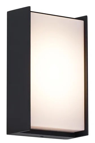 Nowoczesna lampa ścienna zewnętrzna czarna z LED IP65 - Packet