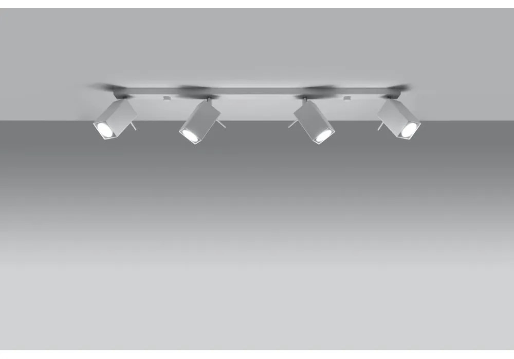 Biała lampa sufitowa Sollux Toscana