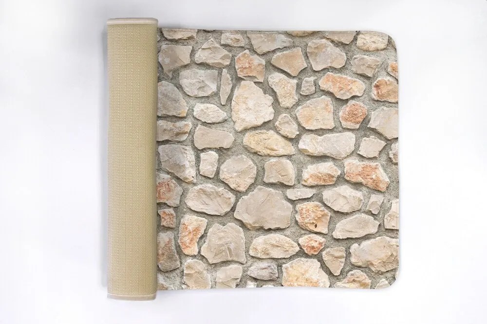 Dywanik antypoślizgowy do łazienki Dywanik antypoślizgowy do łazienki Kamienie Ściana