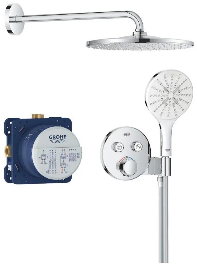 GROHE 34877000 - System prysznicowy VITALIO RAIN MONO 310, błyszczący chrom