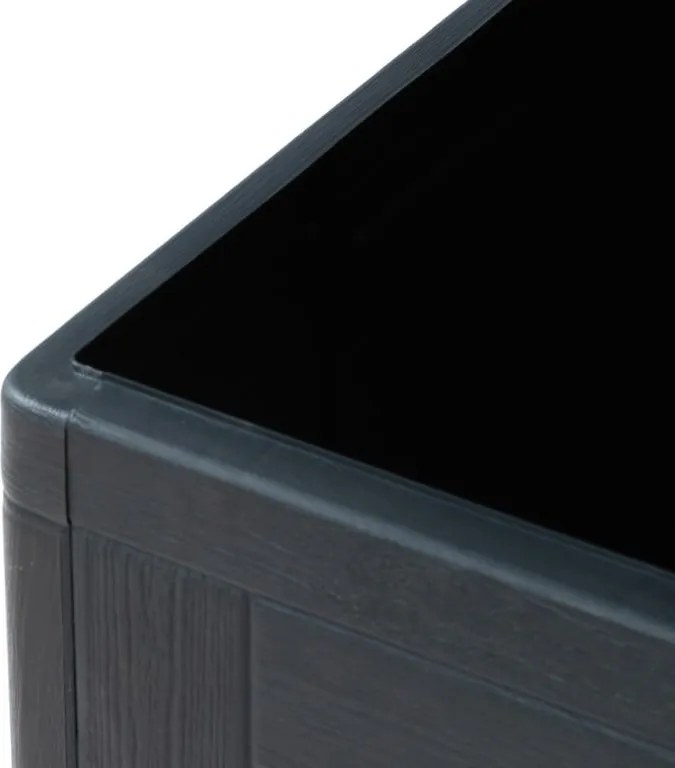 WOOD plastikowa skrzynia ogrodowa 420 L, grafitowa