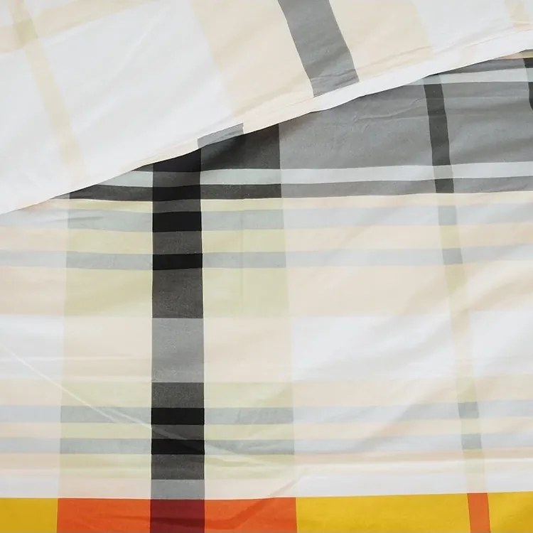 B.E.S. Petrovice Bawełniana pościel ExkluzivOrange kube, 140 x 200 cm, 70 x 90 cm