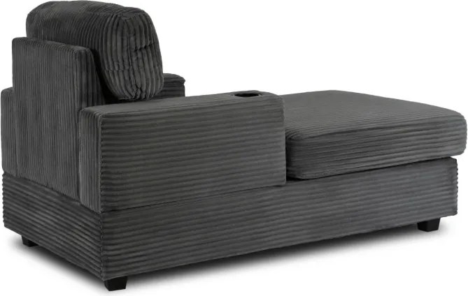 Fotel Wypoczynkowy Sofa NEO Szary Sztruksowy Nowoczesny