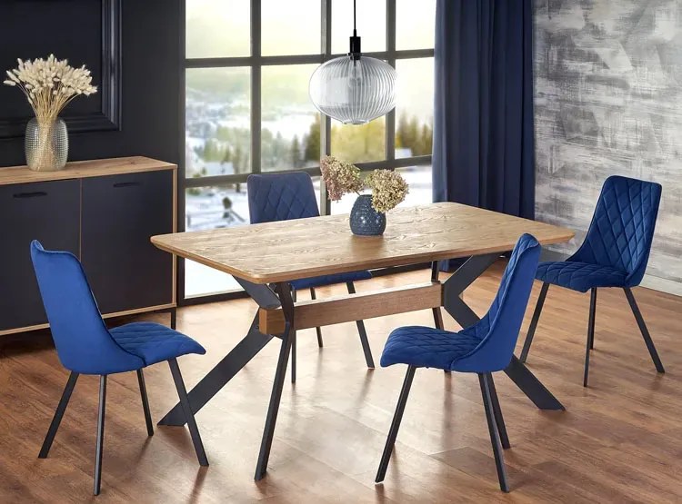 Prostokątny stół rozkładany w stylu loftowym Z6-F13