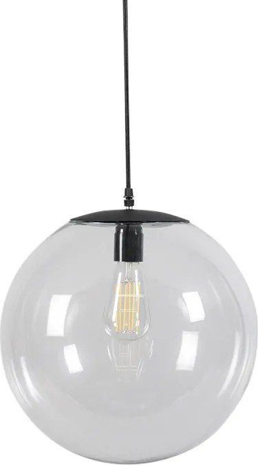 Nowoczesna lampa wisząca przezroczysta 35 cm - Pallon