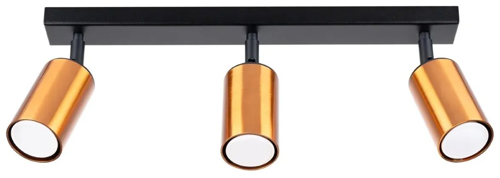 Listwa oświetleniowa WINX 3 czarna/miedziana SOLLUX  LIGHTING