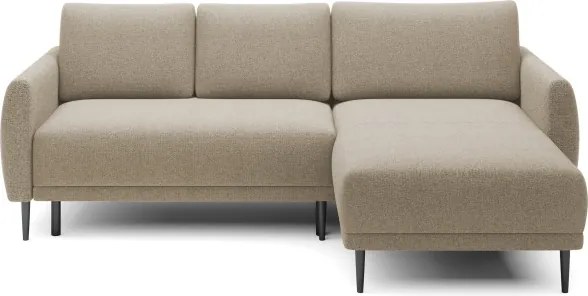 Narożnik BONO z funkcją spania Drewniane nóżki Eleganckie podłokietniki Głębokie siedzisko Prawa strona Barrel 09