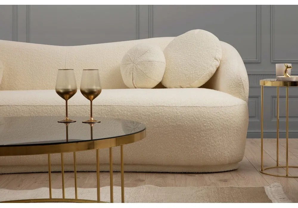 Kremowa sofa 225 cm Ancona – Artie