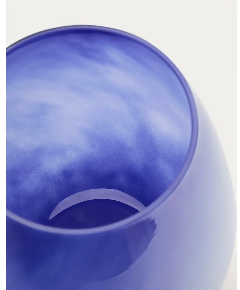 Niebieski szklany wazon (wysokość 26 cm) Kelse – Kave Home
