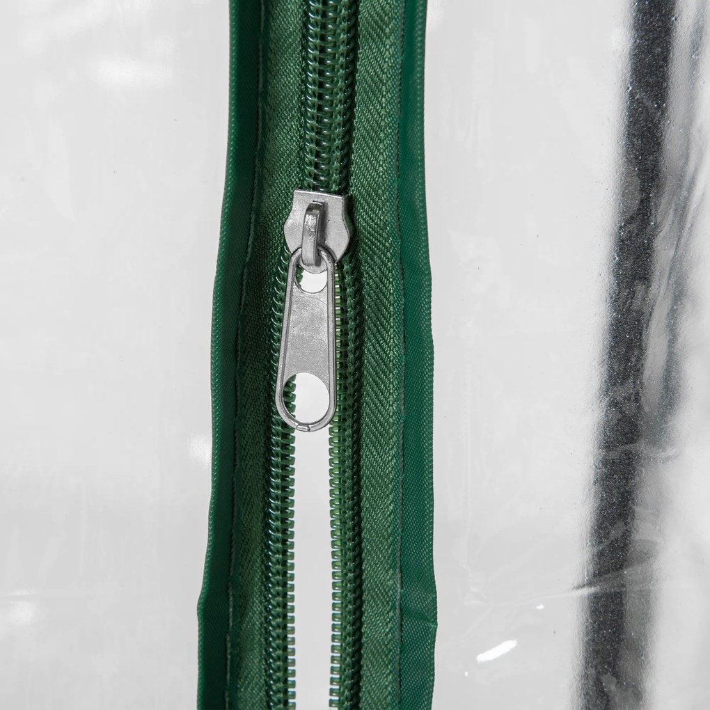 Outsunny szklarnia foliowa przezroczysta Idealna do uprawy roślin 100x50x149cm | Aosom PL