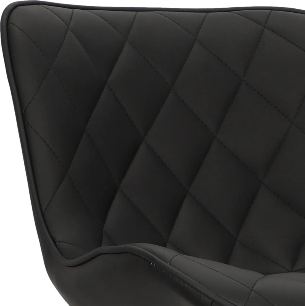 Pikowany hoker obrotowy z ekoskóry Aland