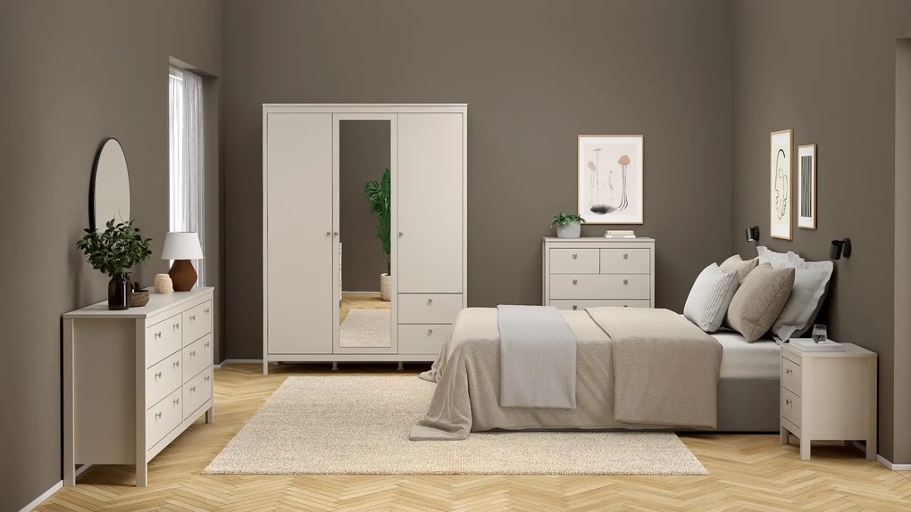 Komoda pokojowa z szufladami Madrid 4+4, kaszmir mat