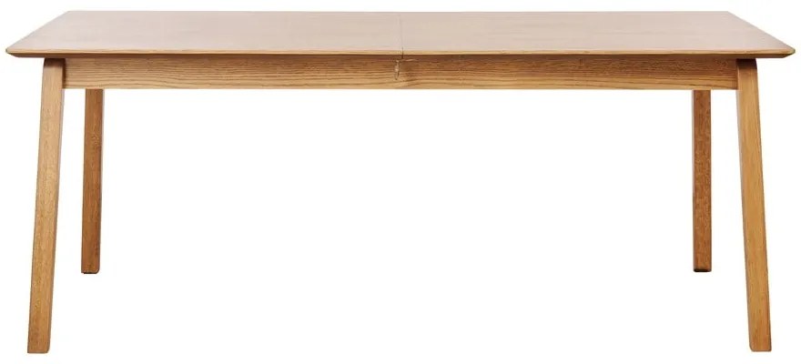 Rozkładany stół z blatem w dekorze dębu 95x190 cm Bari – Unique Furniture
