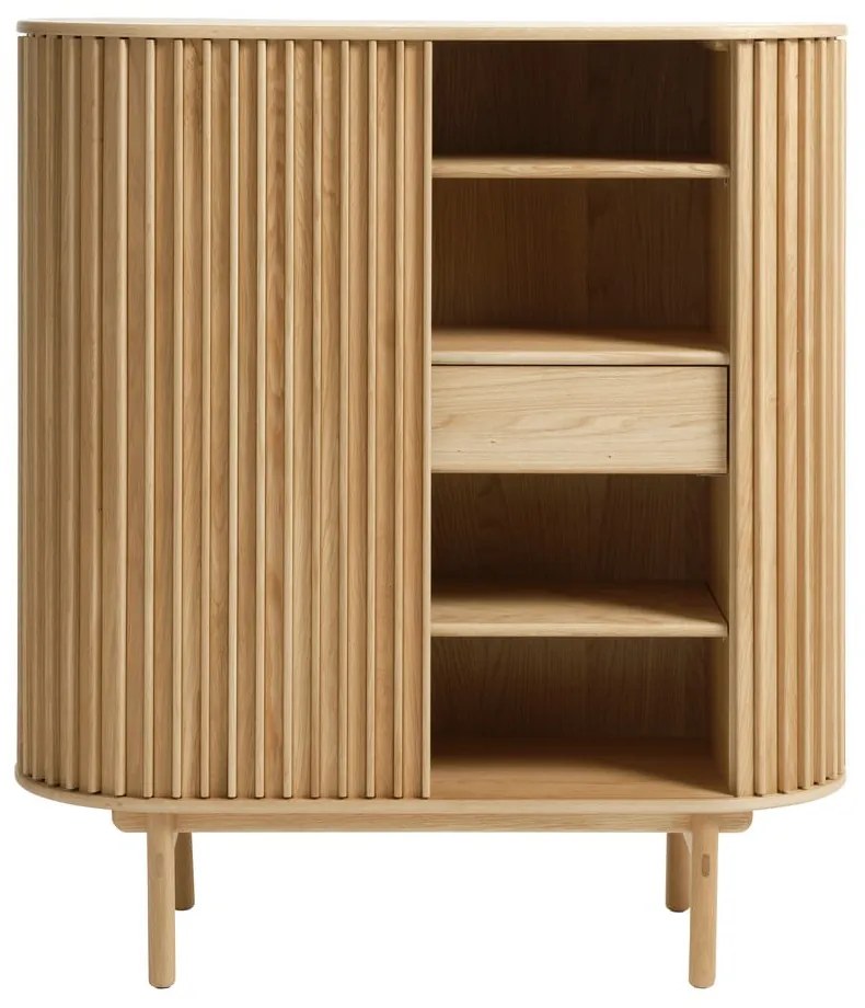 Szafka w dekorze dębu 110x125 cm Carno – Unique Furniture