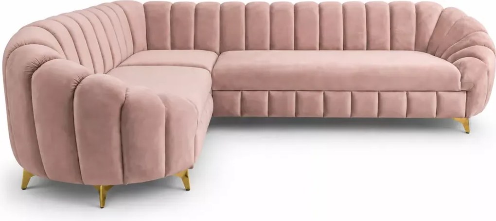Narożnik Verno 310 × 210 cm, nowoczesny duży narożnik do salonu z przeszyciami
