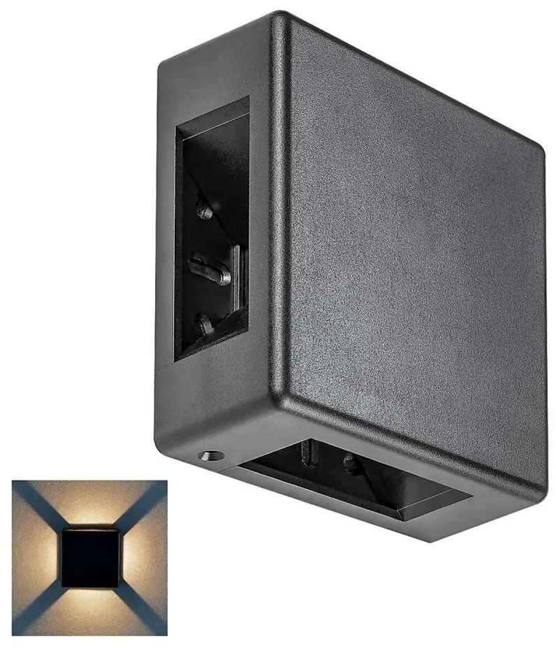 Rabalux 7317 - LED Kinkiet zewnętrzny LIPPA LED/6W/230V IP54 czarny