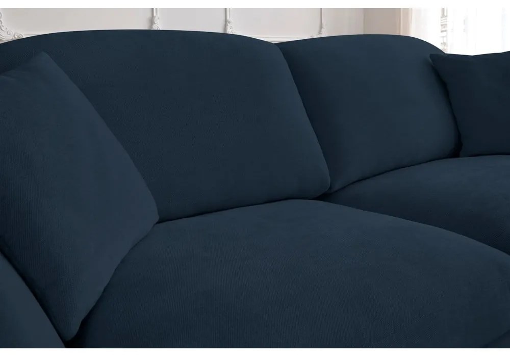 Ciemnoniebieska rozkładana sofa 235 cm Cezanne – Bobochic Paris