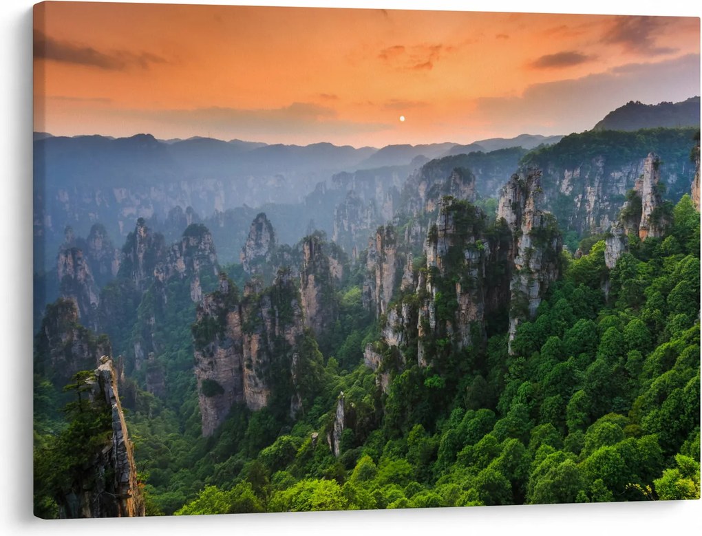 Obraz - Narodowy Park Leśny Zhangjiajie (70x50 cm)